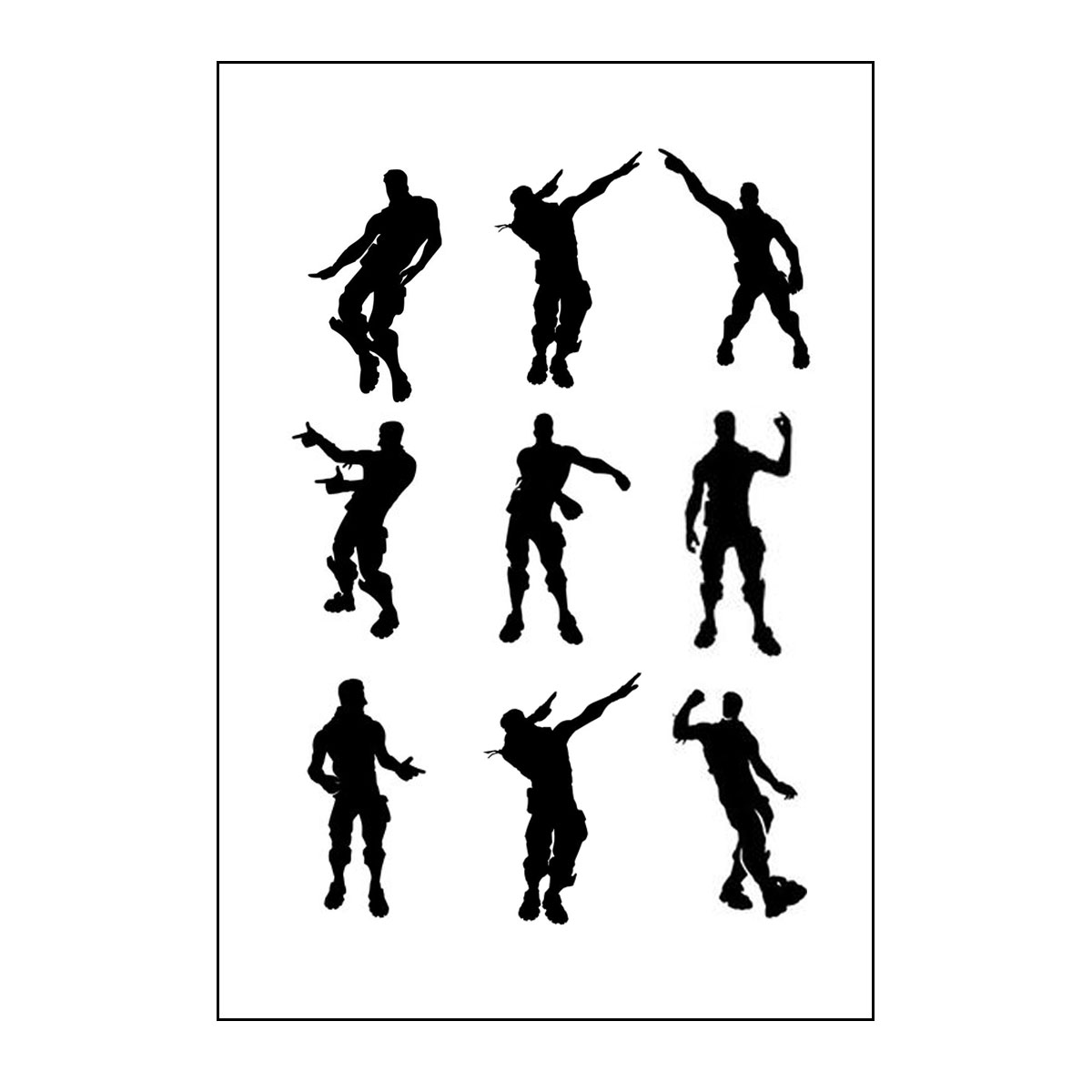 Fortnite Dance Move Temporary Tattoo - Tic Tac Top