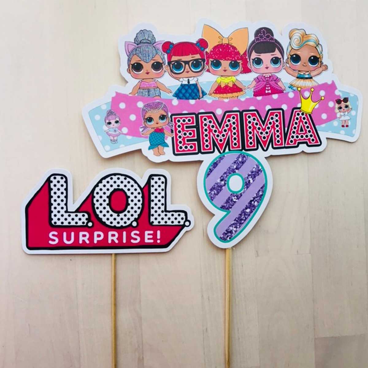 PRINTED AND SHIPPED - LOL Surprise Dolls Shaker Cake T - Fresh Birthday  Designs