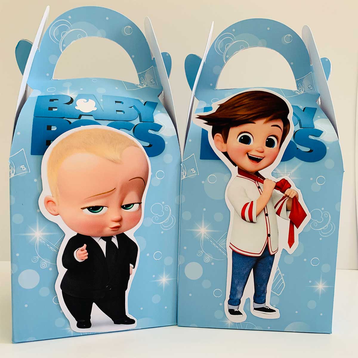 Boss Baby Lolly Bag Box - 6 Boxes - Tic Tac Top