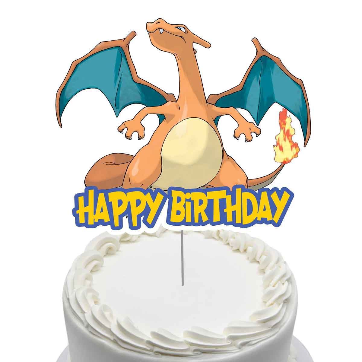 Pokemon Inspired Cake Topper - Charmander | Doge Studio