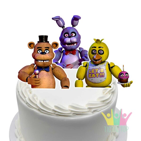 Five nights at Freddy’s cake topper