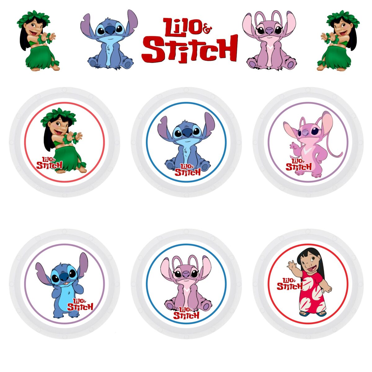 Lilo and Stitch Jelly Cups