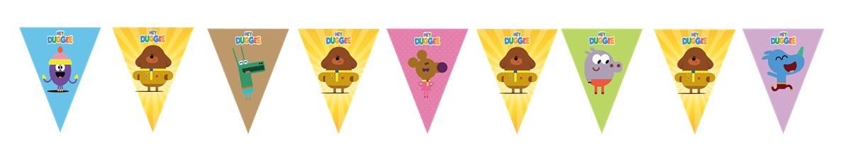 Hey Duggee Bunting Flags Banner