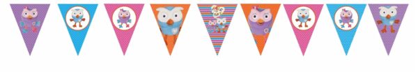 Giggle & Hoot Hootabelle Bunting Flags Banner