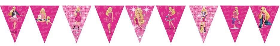 Barbie Doll Bunting Flags Banner
