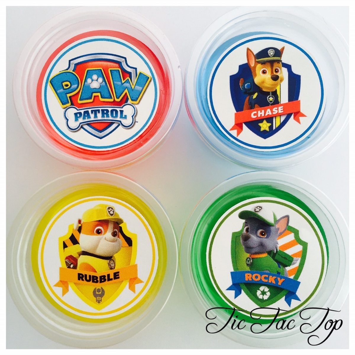 Paw Patrol Jelly Cups - 12/set