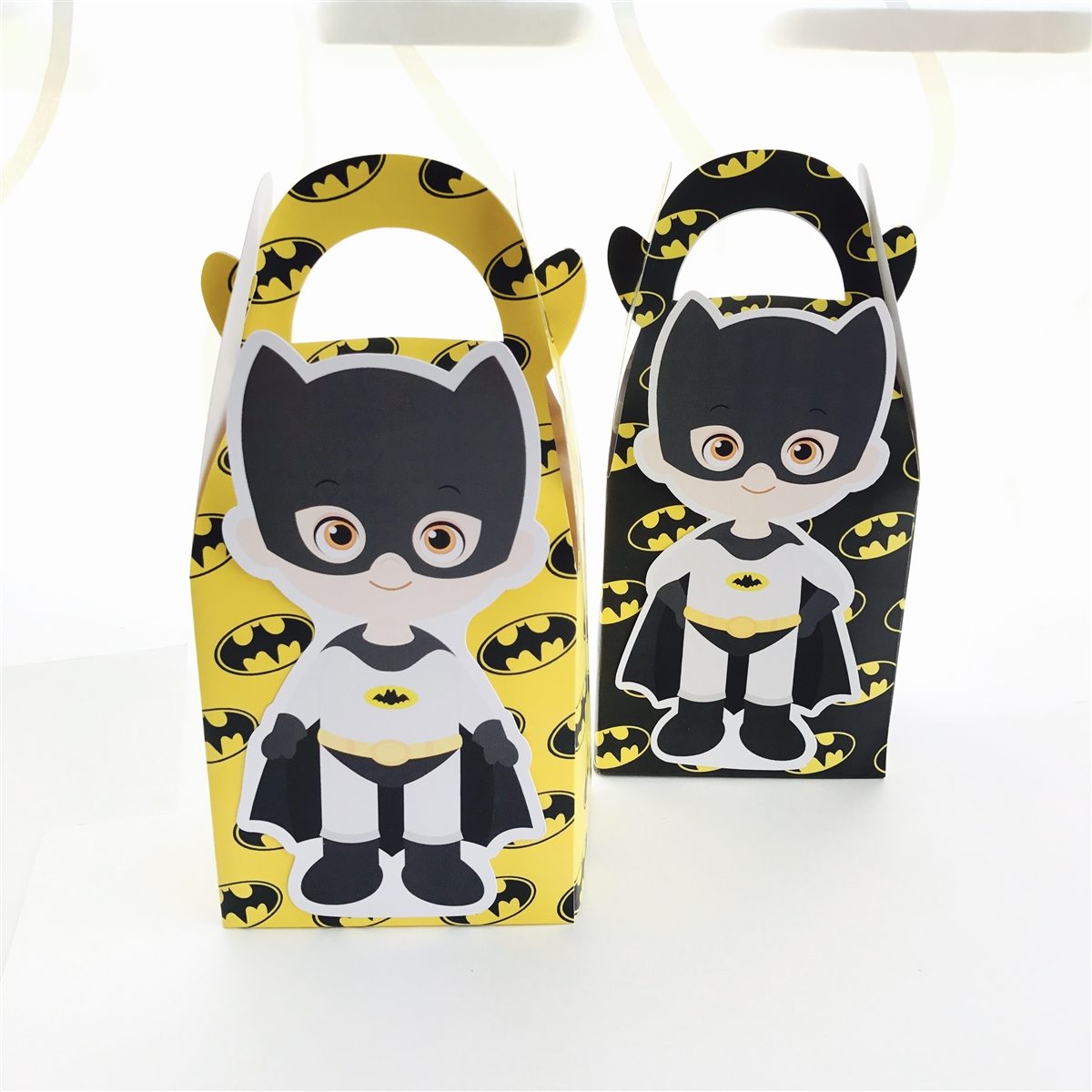 Batman Paper Gift & Lolly Box - 6 Boxes