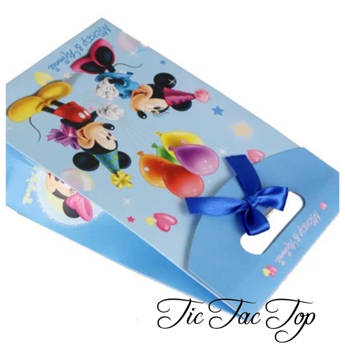 Mickey & Minnie Mouse Blue Balloons Gift & Lolly Bag - 6 Bags