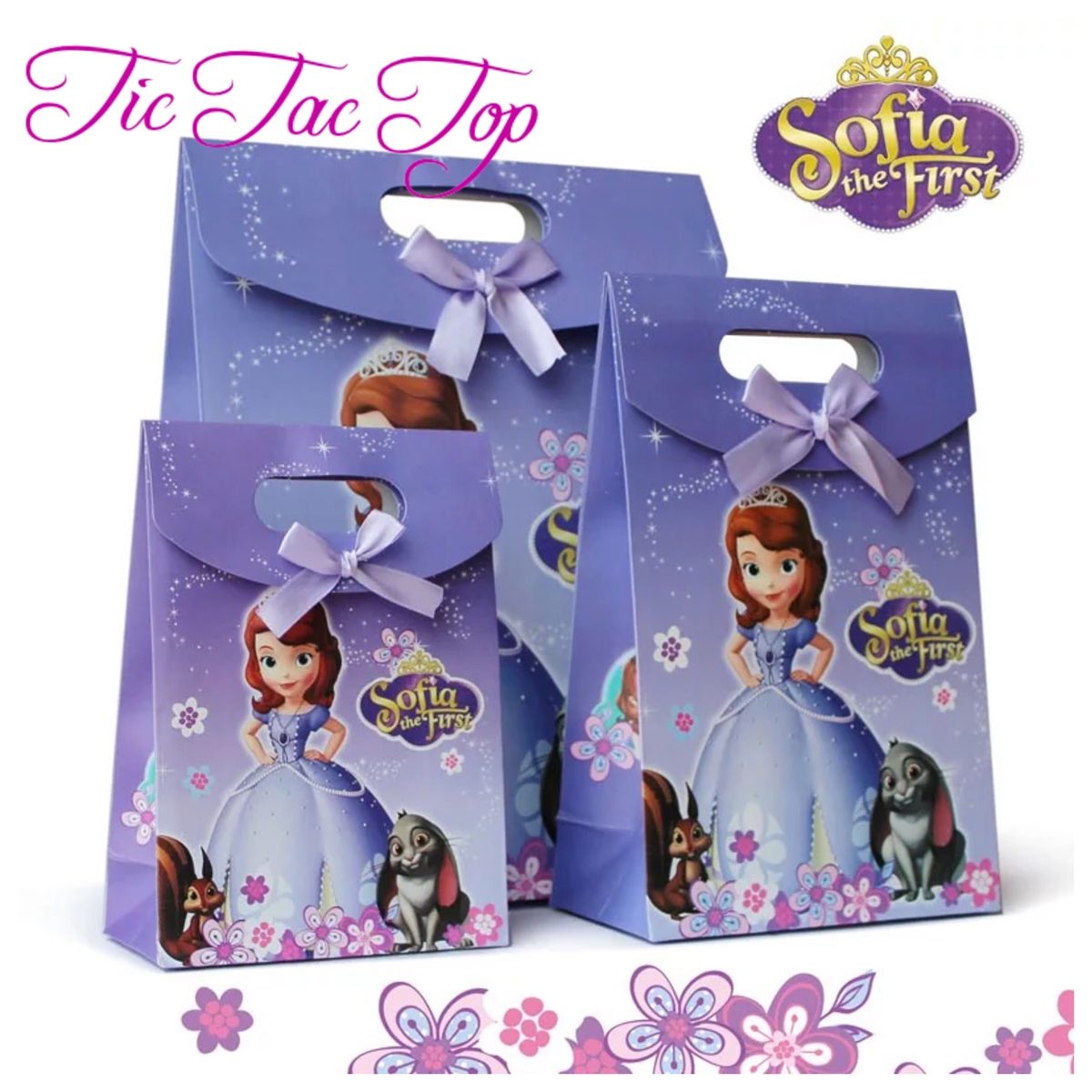 Sofia The First Paper Gift & Lolly Bag - 6 Bags