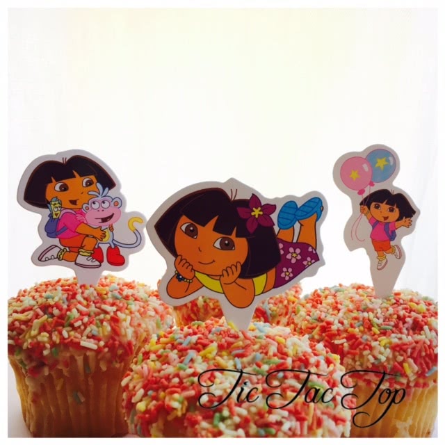 Dora the Explorer Edible Cake Image Topper - can be personalised! - The  Monkey Tree