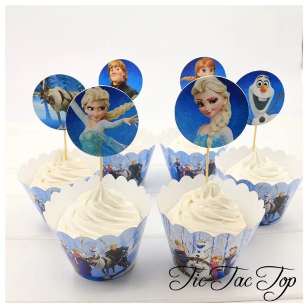 Frozen with Elsa & Anna Wrappers + Toppers