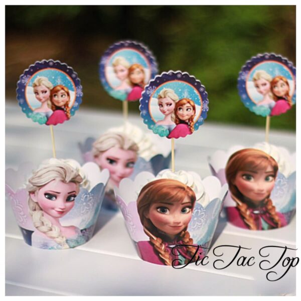 Frozen Special Special Cupcake Wrappers + Toppers