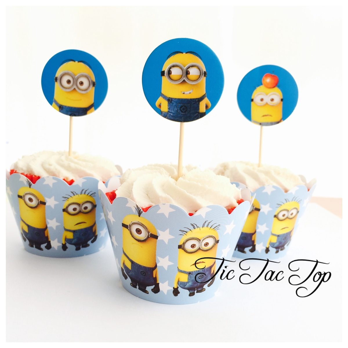 Minions Despicable Me Wrappers + Toppers