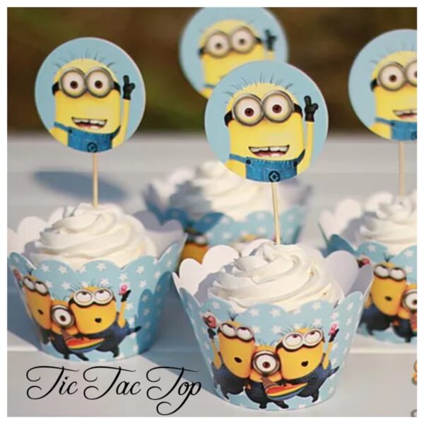 Minions Look up!! Wrappers + Toppers